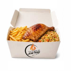 1/4 Trutro + Papas Fritas + Arroz Chaufa