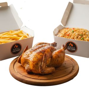 Pollo Entero + Papas Fritas + Arroz Chaufa