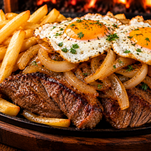 Carne mechada a lo pobre